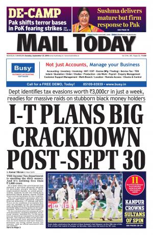 Mail Today Issue, September 27, 2016