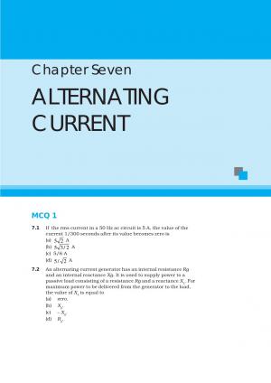 NCERT Exemplar Questions and Answers Class 12 Physics Chapter 7 - Alternating Current