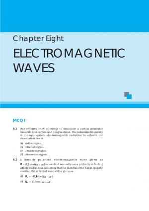 NCERT Exemplar Questions and Solutions CBSE Class 12 Physics Chapter 8 Electromagnetic Waves
