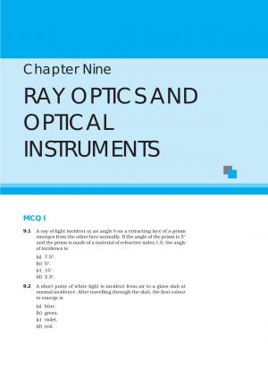 NCERT Exemplar Questions & Solutions: CBSE Class 12 Physics – Chapter 9: Ray Optics and Optical Instruments