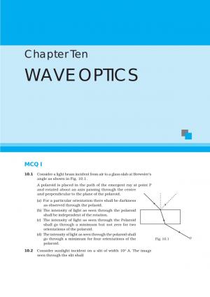 NCERT Exemplar Questions and Answers CBSE Class 12 Physics Chapter 10 – Wave Optics 