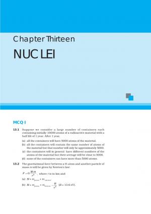 NCERT Exemplar Questions & Solutions CBSE Class 12 Physics – Chapter 13 Nuclei