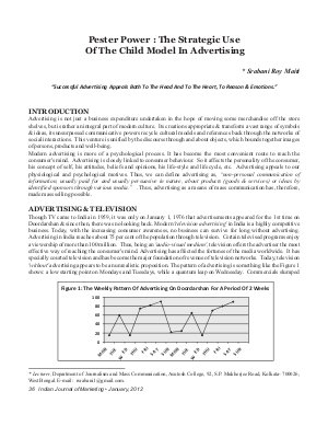 IJM-Article6-Pester Power: The Strategic Use of Child Model In Advertising