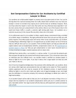 Get Compensation Claims for Car Accidents by Certified Lawyer in Waco