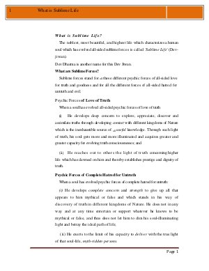 What is Sublime Life