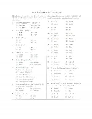 SSC CHSL Question paper 16 Nov 2014 Morning shift