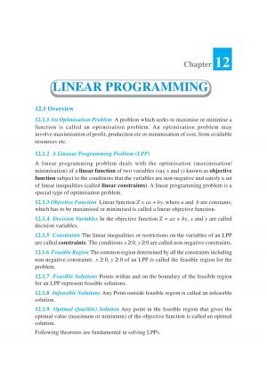 NCERT Exemplar Questions & Solutions: CBSE Class 12 Mathematics – Chapter 12 Linear Programming