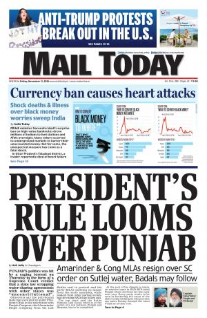 Mail Today issue, November 11, 2016