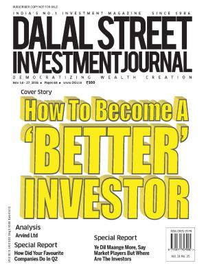 Dalal Street Investment Journal Vol 31 Issue no 25 , November 14, 2016