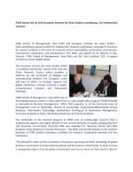 FORE School ties up with EIAS 