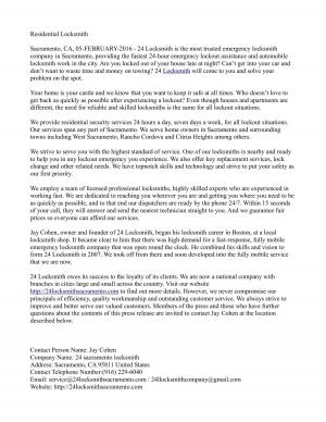 Residential Locksmith