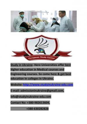 Study in Ukraine University Higher Education In Ukraine 