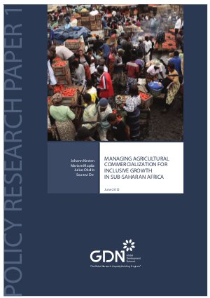 Managing agricultural commercialization for inclusive growth in Sub-Saharan Africa