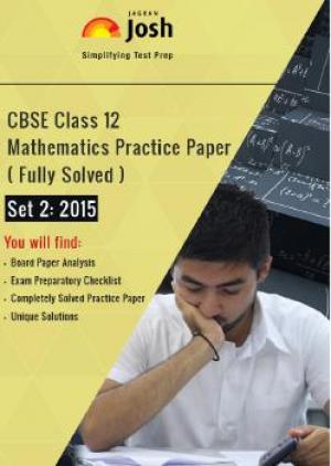 CBSE Class 12th Solved Mathematics Practice Paper 2015 Set-2
