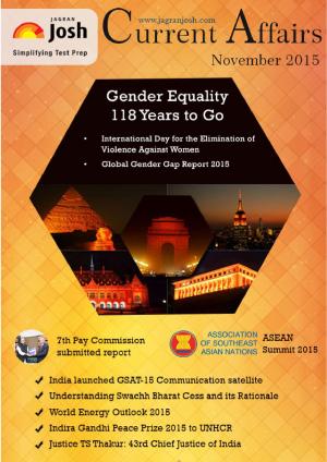 Current Affairs November 2015 eBook
