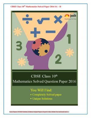 CBSE Class 10th Solved Question Papers Science & Maths - eBook