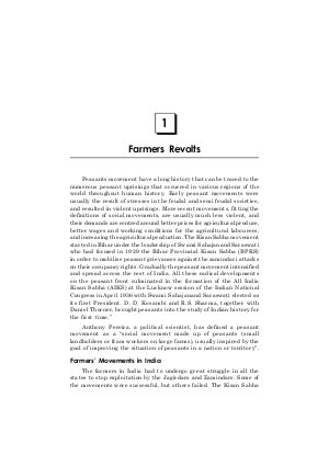 Farmers and Tribal Revolts in British India