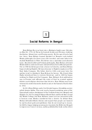 Social and Religious Reform in British India