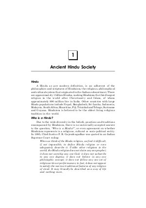 Society in India: Structure and Change