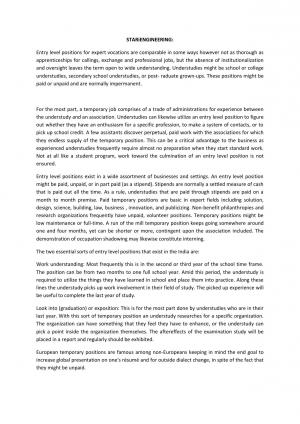 Internship is Best Opportunity to Build a Career for new Comer