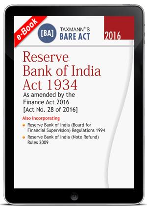 Reserve Bank of India Act 1934