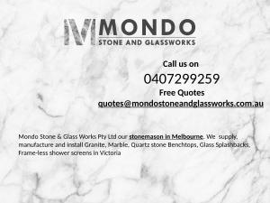 Stone And Glassworks supplies
