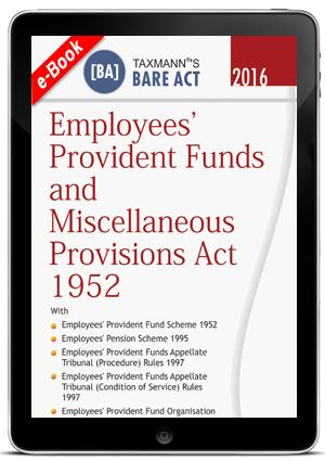 Employees provident Funds and Miscellaneous Provisions Act 1952
