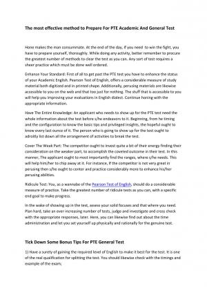 Free Practice PTE Academic Exam Test