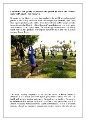 Denmark health and wellness Market Research Report-Ken Research