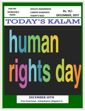 Today's Kalam