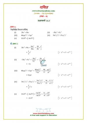 Class 8 Maths Chapter 14 Exercise 14.3