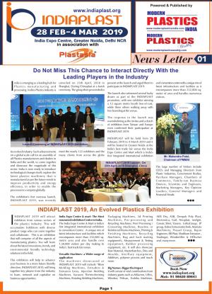 IndiaPlast 2019 Show Daily & News Letter
