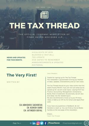 The Tax Thread by Finac Haven Advisors LLP