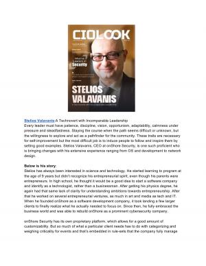 Influential Business Leaders in Security services | Stelios Valavanis