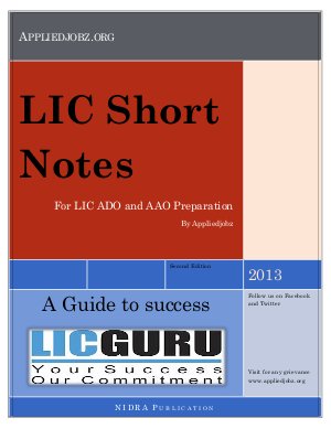LIC Short Note