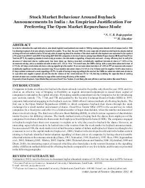 Indian Journal of Finance
